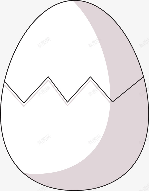 鸡蛋裂开png免抠素材_新图网 https://ixintu.com 一个鸡蛋 孵出鸡蛋 新鲜鸡蛋 禽类蛋类 裂开 鸡蛋