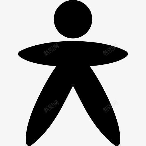 男人的身影图标png_新图网 https://ixintu.com 人 填充 形状 男 轮廓