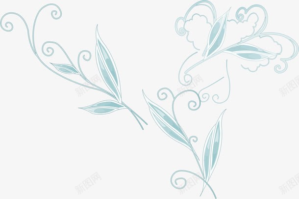 复古花卉纹理合成png免抠素材_新图网 https://ixintu.com 合成 复古 素材 纹理 花卉