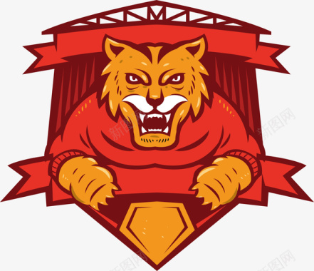 老虎logo矢量图图标图标