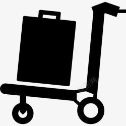 行李重量行李运输车轮车图标高清图片