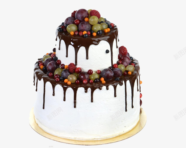 双层巧克力蛋糕图png免抠素材_新图网 https://ixintu.com 双层 图 巧克力 蛋糕