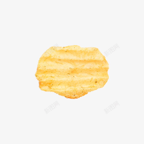 一个薯片png免抠素材_新图网 https://ixintu.com 矢量装饰 美食 薯片 装饰 食物 黄色