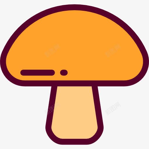 蘑菇图标png_新图网 https://ixintu.com Muscaria 自然 菌类 蘑菇 食品 食品和餐厅