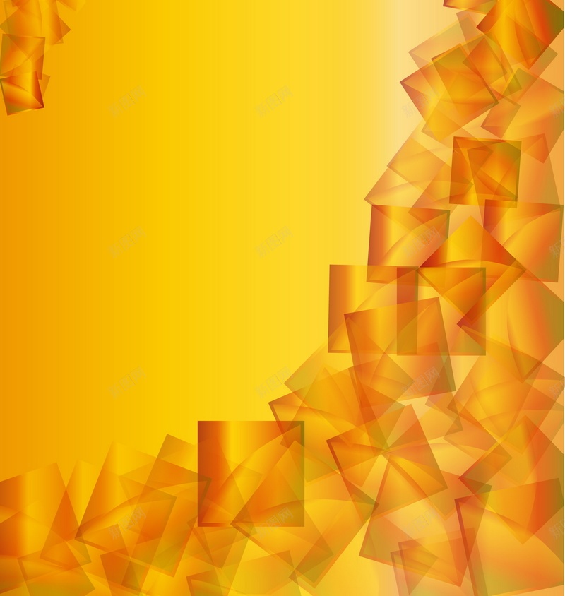 黄色方块矢量图ai设计背景_新图网 https://ixintu.com 几何 扁平 方块 方格 橙色 渐变 网格 黄色 矢量图