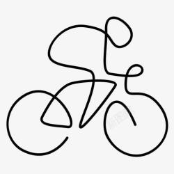 矢量cycling运动类目自行车城市骑脚踏车兜风山地自行高清图片