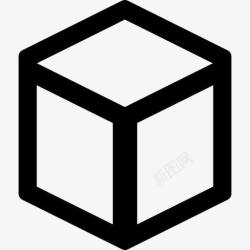 几何外形立方体概述几何形状图标高清图片