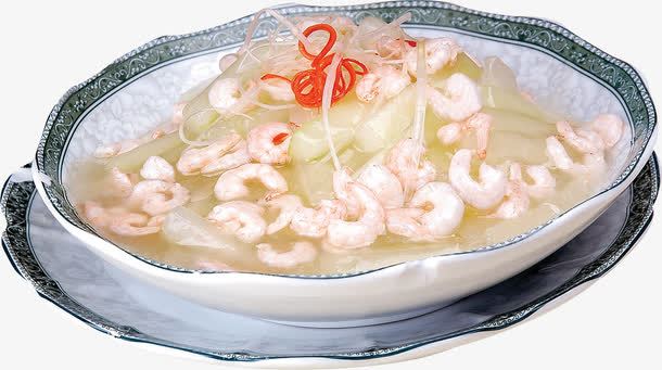 虾仁冬瓜png免抠素材_新图网 https://ixintu.com 中华美食 中国美食 产品实物 冬瓜 菜品 菜肴 虾仁 餐饮