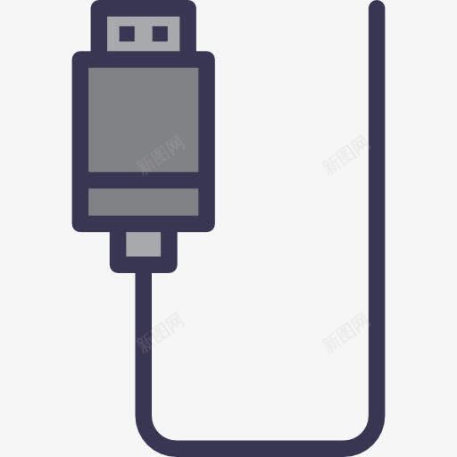 USB图标png_新图网 https://ixintu.com USB电缆 多媒体 技术 连接