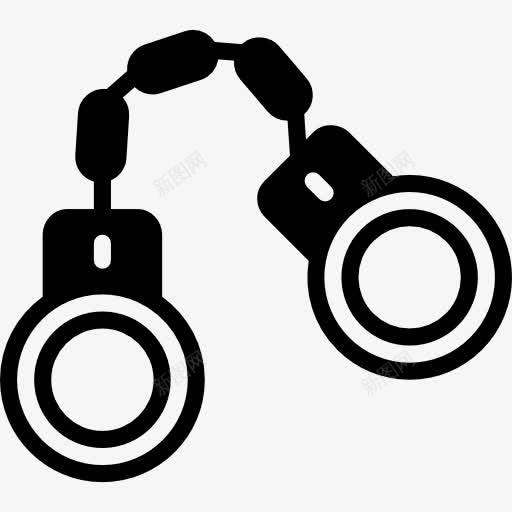 手铐图标png_新图网 https://ixintu.com 工具和用具 手铐 监狱 警察逮捕