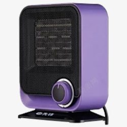 遥控操控紫色取暖器高清图片