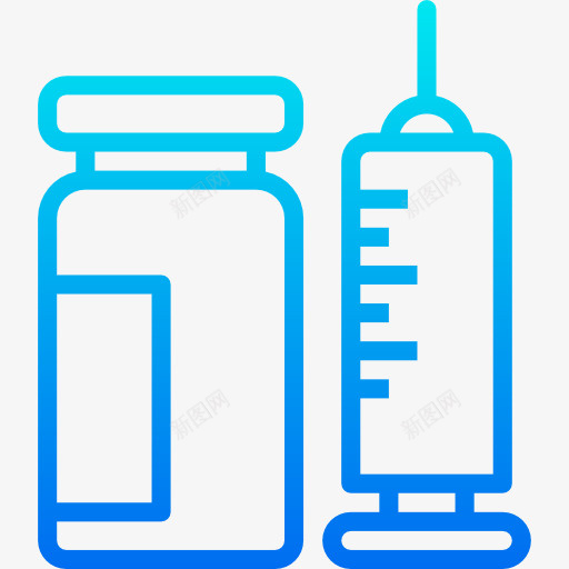 卡通医疗针筒图标png_新图网 https://ixintu.com 医疗 医疗针筒 卡通针筒 打针 打针图标 针筒打针