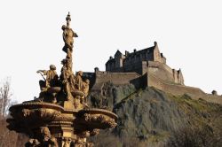 爱丁堡风景爱丁堡城堡高清图片