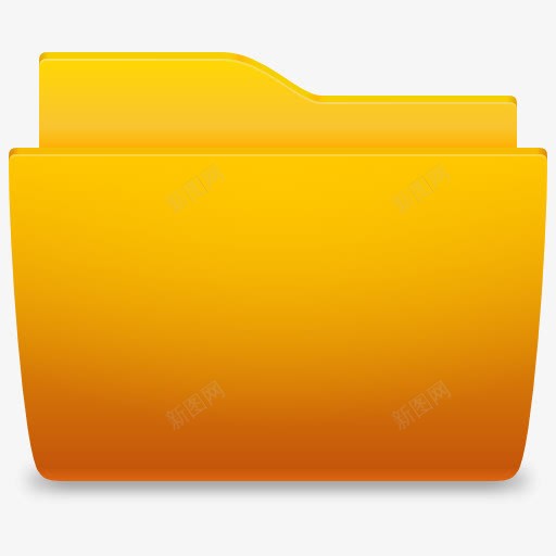 文件夹橙色力弘图标png_新图网 https://ixintu.com folder orange 文件夹 橙色