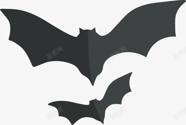 标蝙蝠图标png_新图网 https://ixintu.com 万圣节 动物 节日 蝙蝠