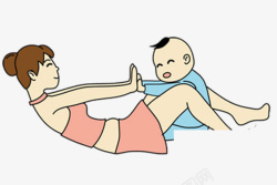 长辈的关怀健身的生活高清图片