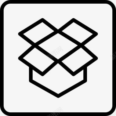 箱云Dropbox标志存储rcons社会图标图标