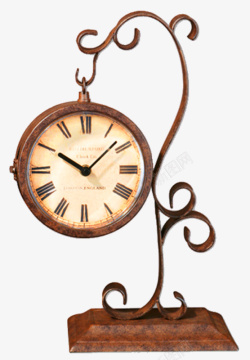 古典欧式时钟装饰图案素材