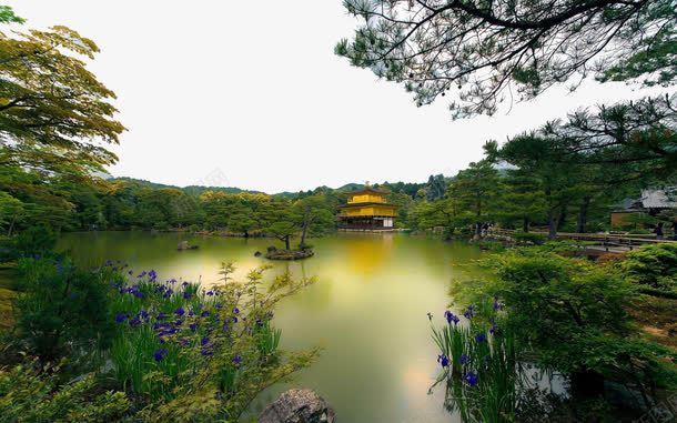 日本金阁寺五png免抠素材_新图网 https://ixintu.com 名胜古迹 旅游风景 著名建筑