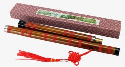 竹笛笛子盒素材