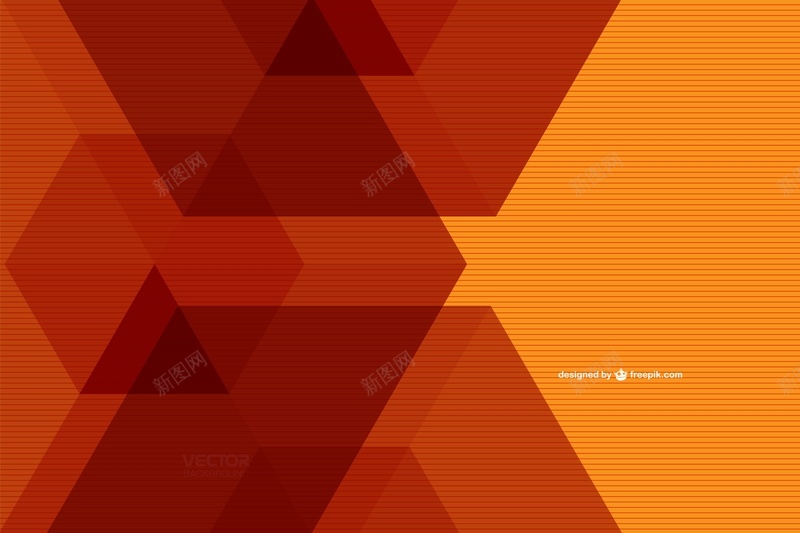 复古红色几何背景矢量ai设计背景_新图网 https://ixintu.com 壁纸 复古几何海报背景 布局 抽象 插图 橙色 矢量图