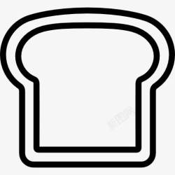 烤面包片面包片图标高清图片