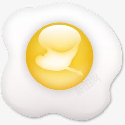 煎鸡蛋卡通图标png_新图网 https://ixintu.com 卡通 图标 设计 鸡蛋