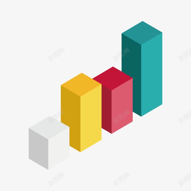 彩色柱形数据png免抠素材_新图网 https://ixintu.com 分析 商务 图表 彩色 数值 数据 柱形 立体