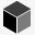 立方体箱子3d立方体小图标高清图片