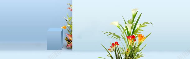 鲜花纯蓝花朵树叶jpg设计背景_新图网 https://ixintu.com 树叶 花朵 鲜花