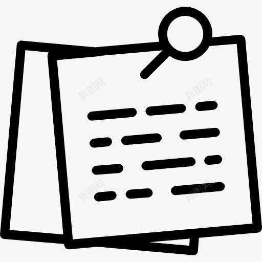 注图标png_新图网 https://ixintu.com 书写工具 写作 商业和金融 器皿 工具 接口 注 笔记 笔记本 记事本