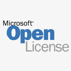 微软系统MicrosoftOPENLicense图标高清图片