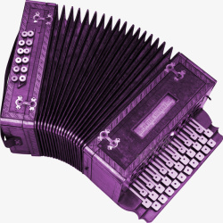 漂亮手风琴紫色漂亮手风琴高清图片