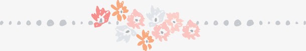 分割线png免抠素材_新图网 https://ixintu.com 分割线 手绘 花朵