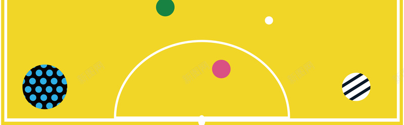 足球比赛海报背景矢量图ai设计背景_新图网 https://ixintu.com 卡通 开心 球场 足球 黄色 矢量图