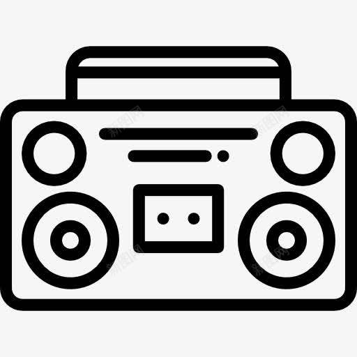 无线图标png_新图网 https://ixintu.com 便携 多媒体 技术 无线 电子盒 音乐 音乐播放器