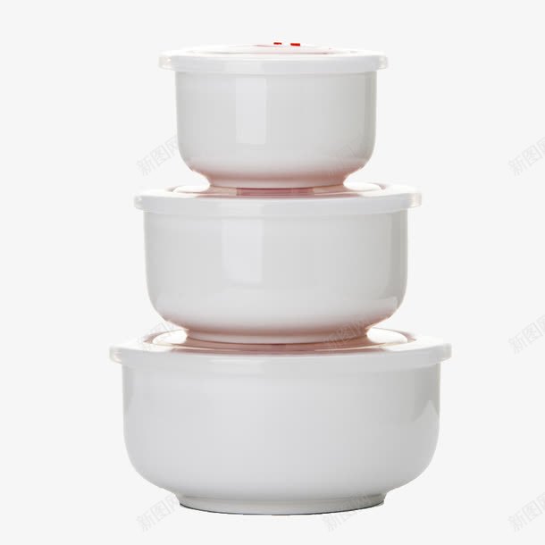 陶瓷保鲜碗png免抠素材_新图网 https://ixintu.com 产品实物 便当盒 面碗 饭盒
