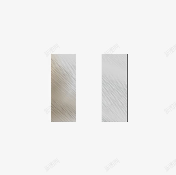 两块钢板图标png_新图网 https://ixintu.com 建筑材料 金属 金属钢板 高硬度