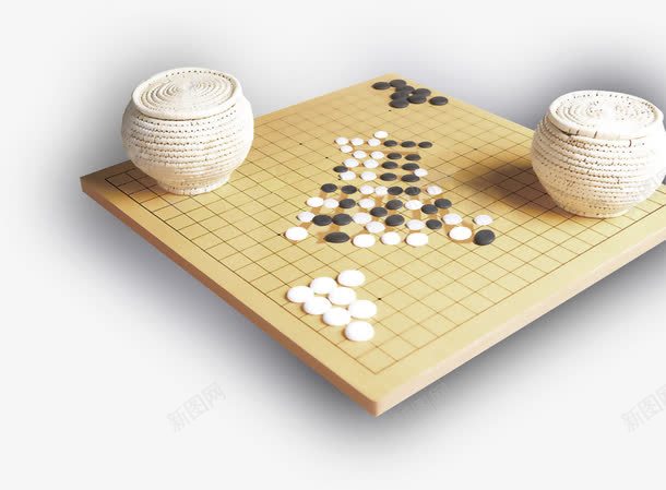 中国围棋图png免抠素材_新图网 https://ixintu.com 中国 传统 围棋 实物图