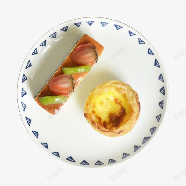 蛋挞糕点png免抠素材_新图网 https://ixintu.com 甜食 盘子 糕点 美食 蛋糕底盘 黄色