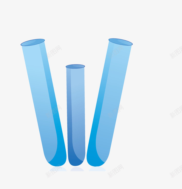 蓝色试剂管png免抠素材_新图网 https://ixintu.com 元素 化学 化学工具 化学用品 瓶子 绿色液体