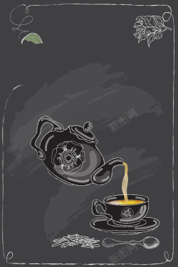 欧式餐点矢量欧式下午茶欧式手绘背景高清图片