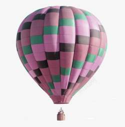 粉色清新热气球装饰图案素材