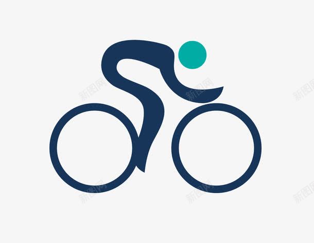 骑单车的人形图标png_新图网 https://ixintu.com logo 人形 创意logo设计 单车 手绘人形 运动 骑单车