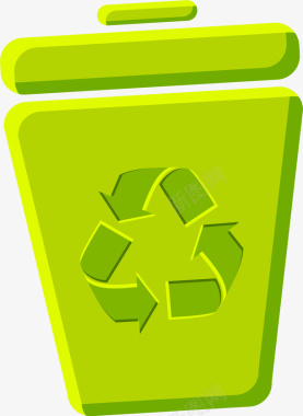 世界环境日循环垃圾桶图标图标