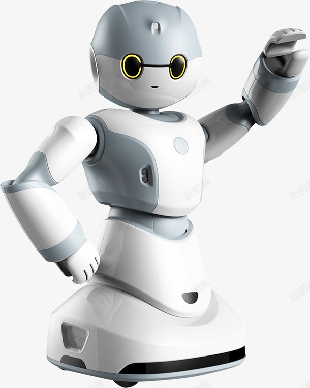 跳舞机器人png免抠素材_新图网 https://ixintu.com 塑料 机器人 白色 跳舞