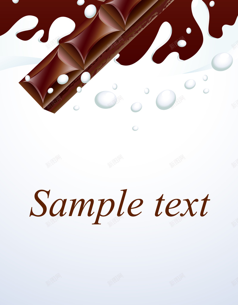 巧克力牛奶食品海报背景矢量图ai设计背景_新图网 https://ixintu.com 几何 巧克力 扁平 海报背景 渐变 牛奶 素材 素材海报 背景 矢量图