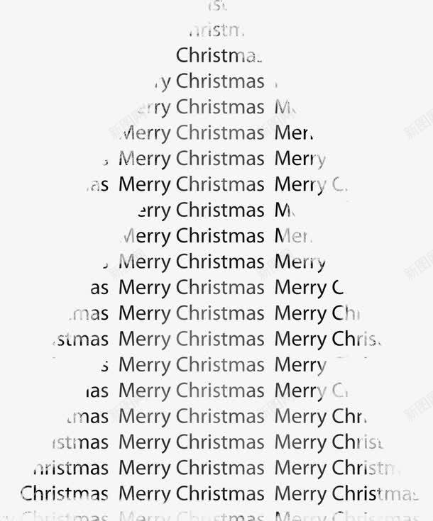 英文圣诞树png免抠素材_新图网 https://ixintu.com 圣诞树 英文 装饰