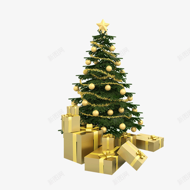圣诞节圣诞树和礼物盒png免抠素材_新图网 https://ixintu.com 卡通手绘 圣诞树 圣诞节 圣诞节圣诞树和礼物盒 礼物