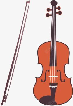 小提琴简笔画乐器素材